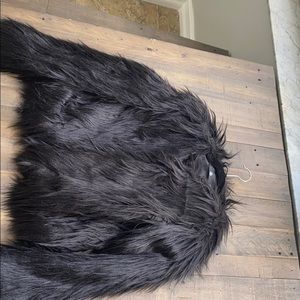Faux fur jacket